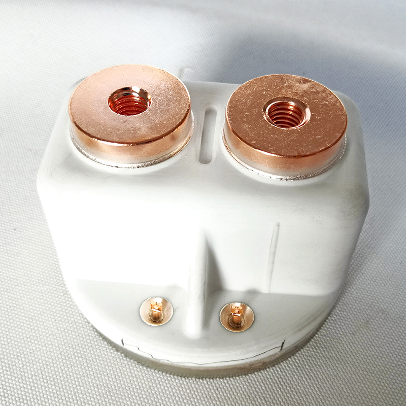 陶瓷金屬化汽車充電樁高壓直流繼電器陶瓷金屬化殼體定制焊接件